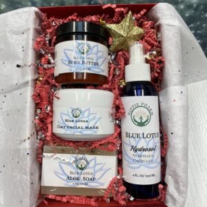 Blue Lotus Large Christmas Gift Box | Luxury Vegan Spa Set